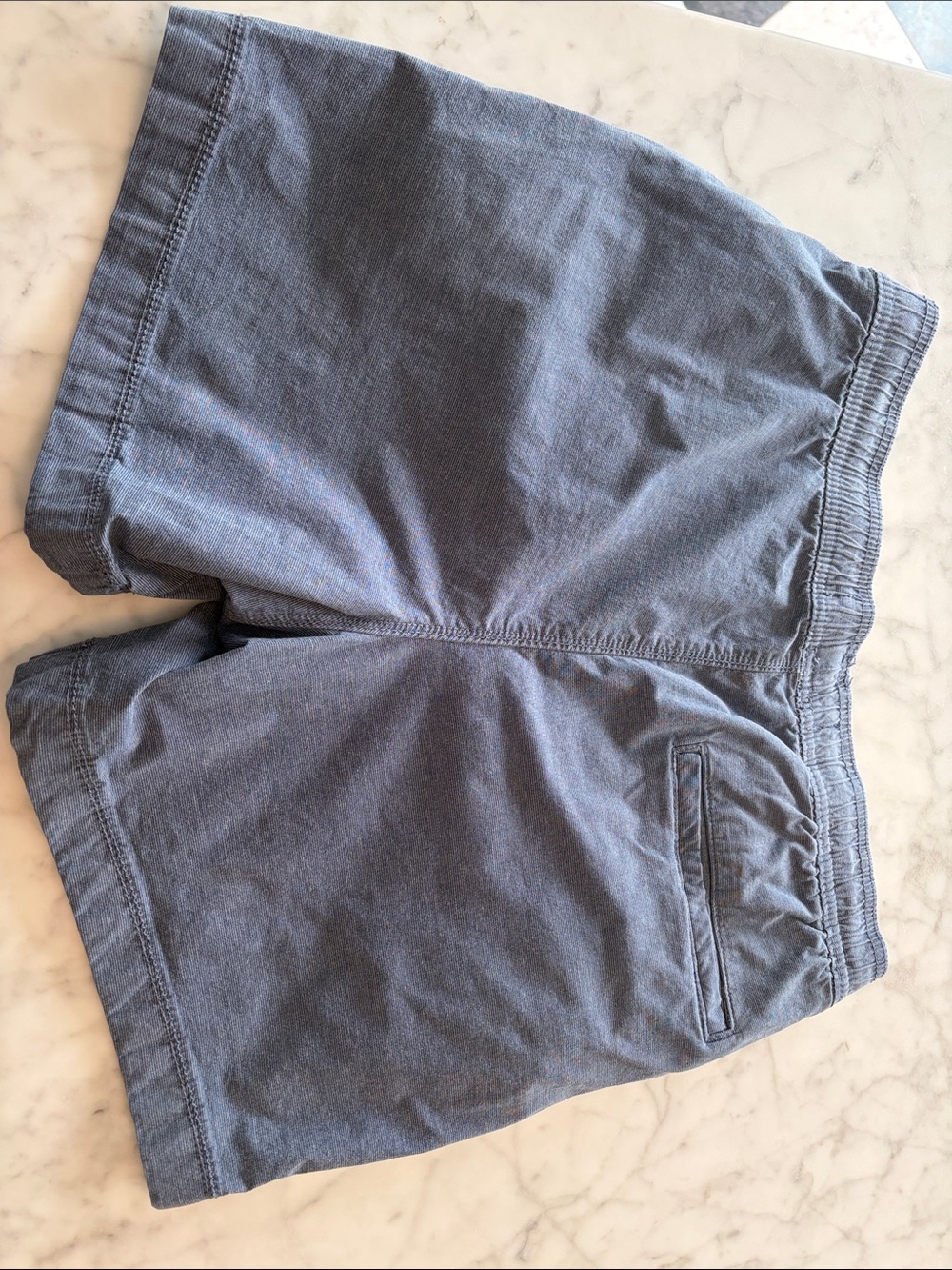 Hollister Slate Blue Jogger Shorts with Drawstring Size Medium - Picture 4 of 4